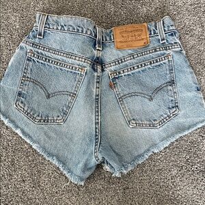 Levi's Women's Light Blue Jean Shorts